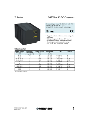 LT1240-7Z Datasheet PDF Power-One Inc.