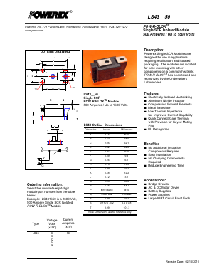 LS430850 Datasheet PDF Powerex