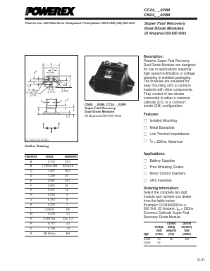 CN24020N Datasheet PDF Powerex