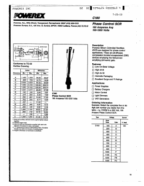 C180S Datasheet PDF Powerex