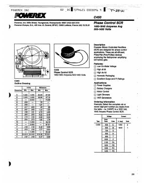 C450PA1 Datasheet PDF Powerex