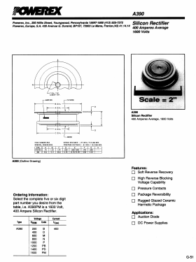 A390B Datasheet PDF Powerex