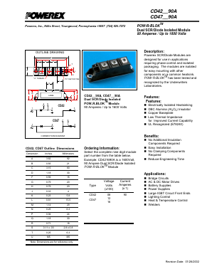 CD470890A Datasheet PDF Powerex