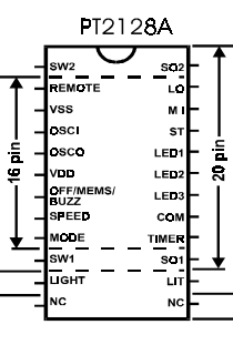 PT2128A-M92 Datasheet PDF Princeton Technology