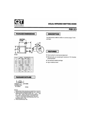 F5D2 Datasheet PDF QT Optoelectronics => Fairchildsemi