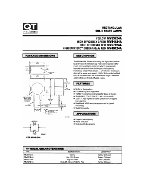 MV57124A Datasheet PDF QT Optoelectronics => Fairchildsemi