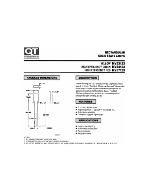 MV57123 Datasheet PDF QT Optoelectronics => Fairchildsemi