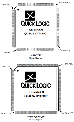 QL4036-1PB256C Datasheet PDF QuickLogic Corporation