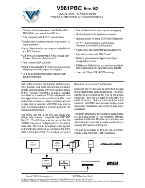 V961PBC-40REVB2 Datasheet PDF QuickLogic Corporation
