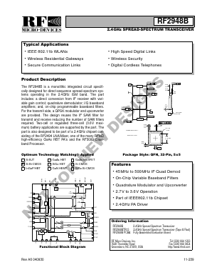RF2948B Datasheet PDF RF Micro Devices