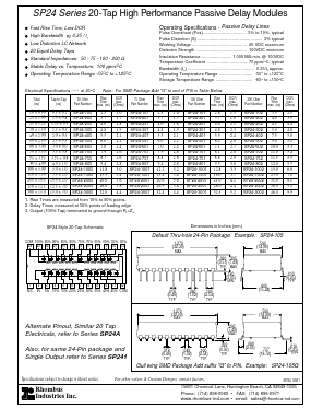 SP24-757 Datasheet PDF Rhombus Industries Inc.