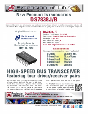 DS8838M Datasheet PDF Rochester Electronics