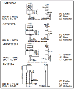 MMST2222A Datasheet PDF ROHM Semiconductor