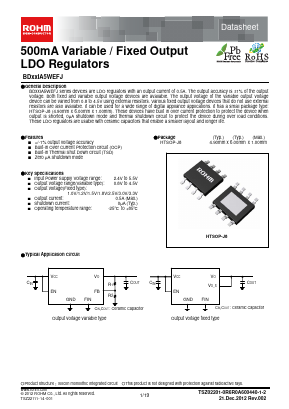 BDXXIA5WEFJ Datasheet PDF ROHM Semiconductor