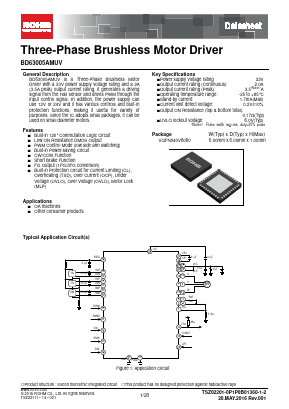 BD63005AMUV-E2 Datasheet PDF ROHM Semiconductor