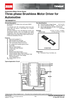 BD16852EFV-CE2 Datasheet PDF ROHM Semiconductor