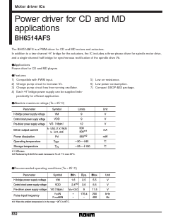 BH6514AFS Datasheet PDF ROHM Semiconductor