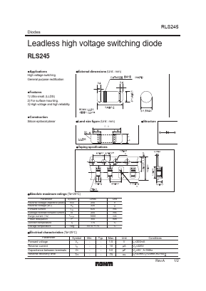 RLS245TE11 Datasheet PDF ROHM Semiconductor