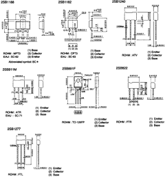 2SB891F Datasheet PDF ROHM Semiconductor