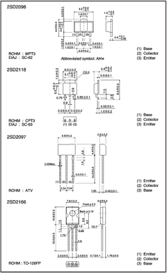 2SD2097 Datasheet PDF ROHM Semiconductor
