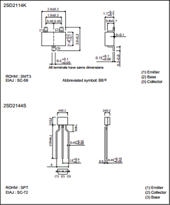 2SD2114SU Datasheet PDF ROHM Semiconductor