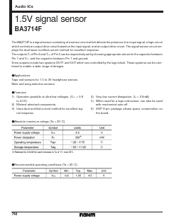 BA3714F Datasheet PDF ROHM Semiconductor