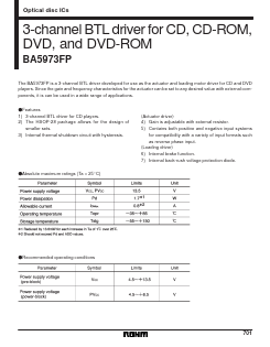 BA5973FP Datasheet PDF ROHM Semiconductor