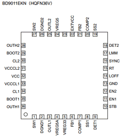 BD9011KV Datasheet PDF ROHM Semiconductor