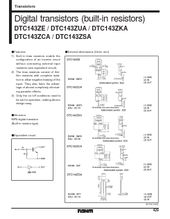 DTC143ZCA Datasheet PDF ROHM Semiconductor