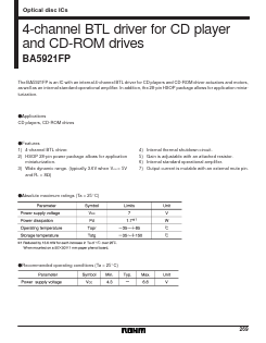 BA5921FP Datasheet PDF ROHM Semiconductor