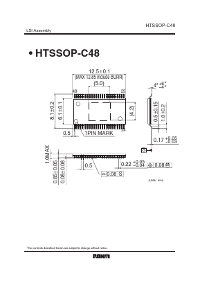 HTSSOP-C48 Datasheet PDF ROHM Semiconductor