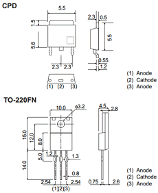 RF601T2D_ Datasheet PDF ROHM Semiconductor