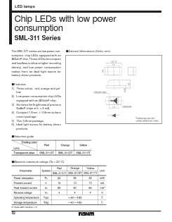 SML-311 Datasheet PDF ROHM Semiconductor