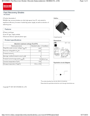 RF305B6S Datasheet PDF ROHM Semiconductor