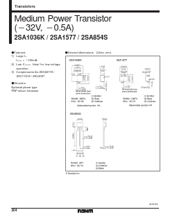 2SA1577T106 Datasheet PDF ROHM Semiconductor