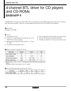 BA5916FP-Y Datasheet PDF ROHM Semiconductor