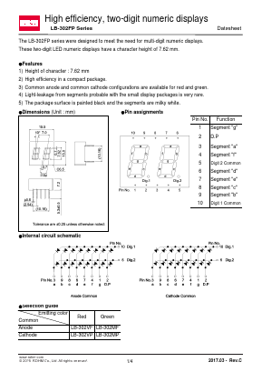 LB-302VP Datasheet PDF ROHM Semiconductor