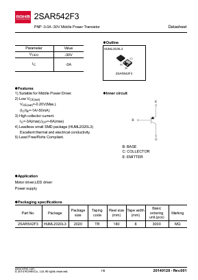 HUML2020L3 Datasheet PDF ROHM Semiconductor