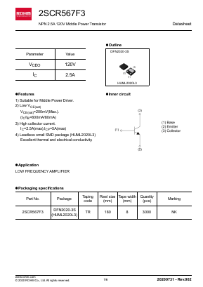 HUML2020L3 Datasheet PDF ROHM Semiconductor