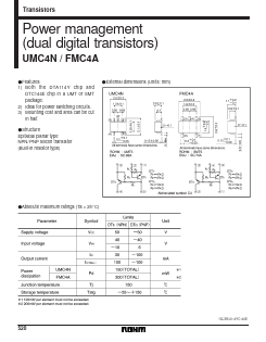 UMC4NTR Datasheet PDF ROHM Semiconductor
