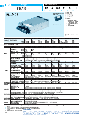 PBA300F-24 Datasheet PDF RSG Electronic Components GmbH