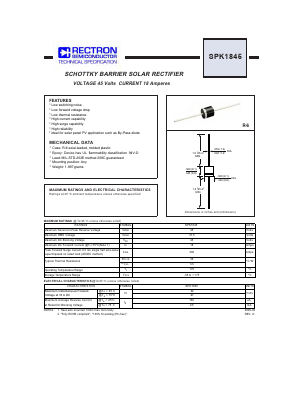 SPK1845 Datasheet PDF Rectron Semiconductor