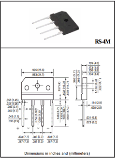 RS407M Datasheet PDF Rectron Semiconductor