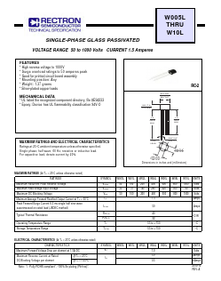 W005L Datasheet PDF Rectron Semiconductor