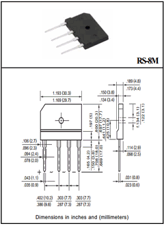 RS802M Datasheet PDF Rectron Semiconductor