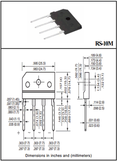 RS1004M Datasheet PDF Rectron Semiconductor