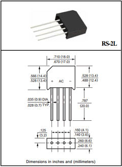 RS201L Datasheet PDF Rectron Semiconductor
