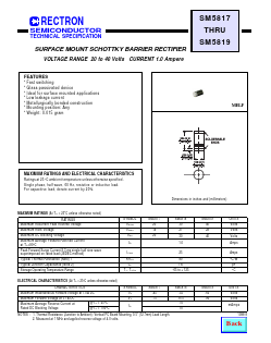 SM5819 Datasheet PDF Rectron Semiconductor