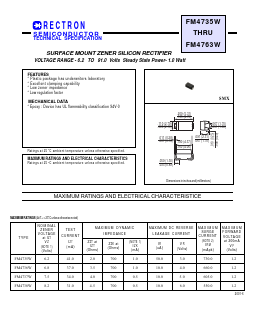 FM4738W Datasheet PDF Rectron Semiconductor