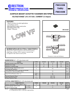 FM330M Datasheet PDF Rectron Semiconductor